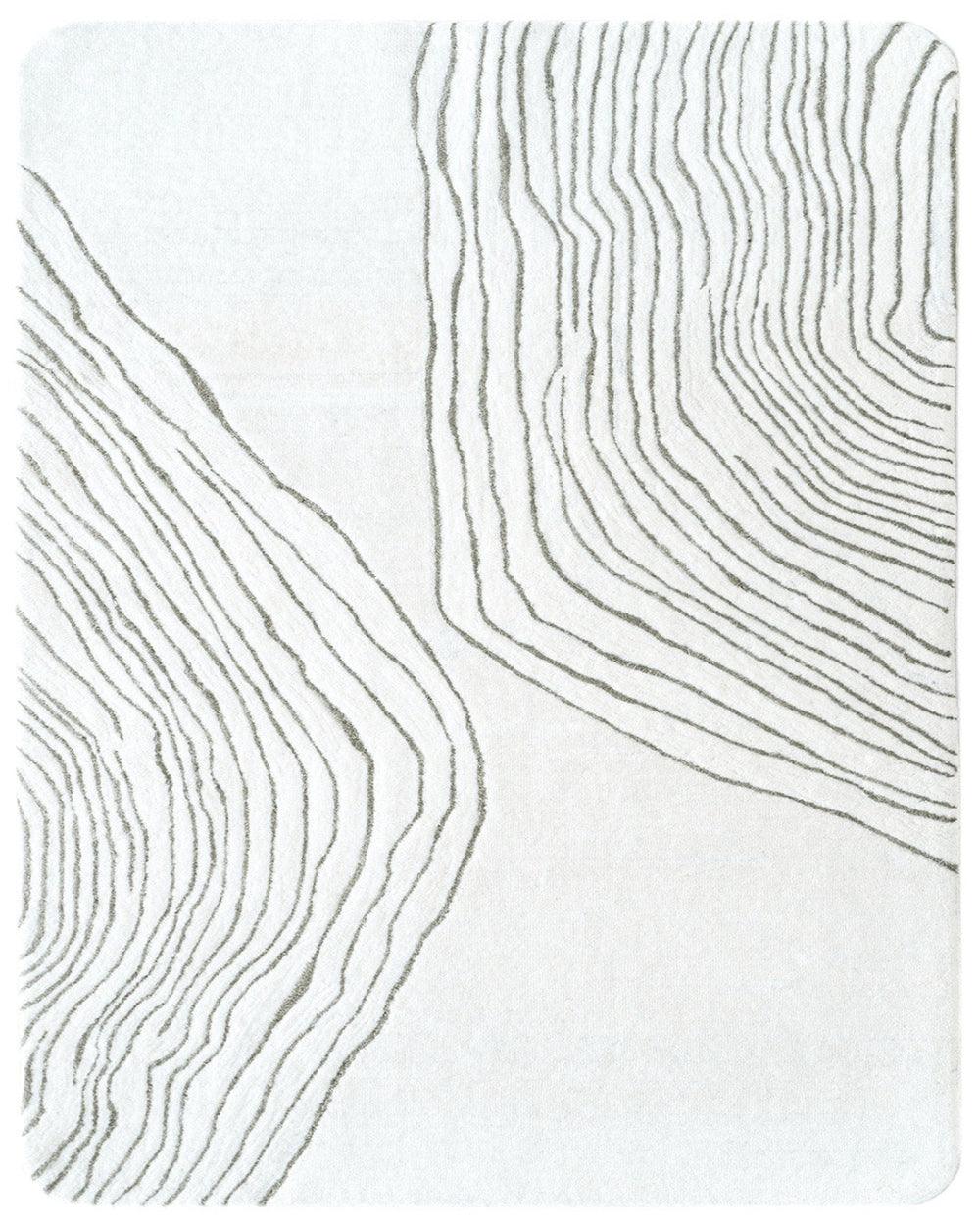 Satori Topographic Wave Handcrafted Viscose Rug