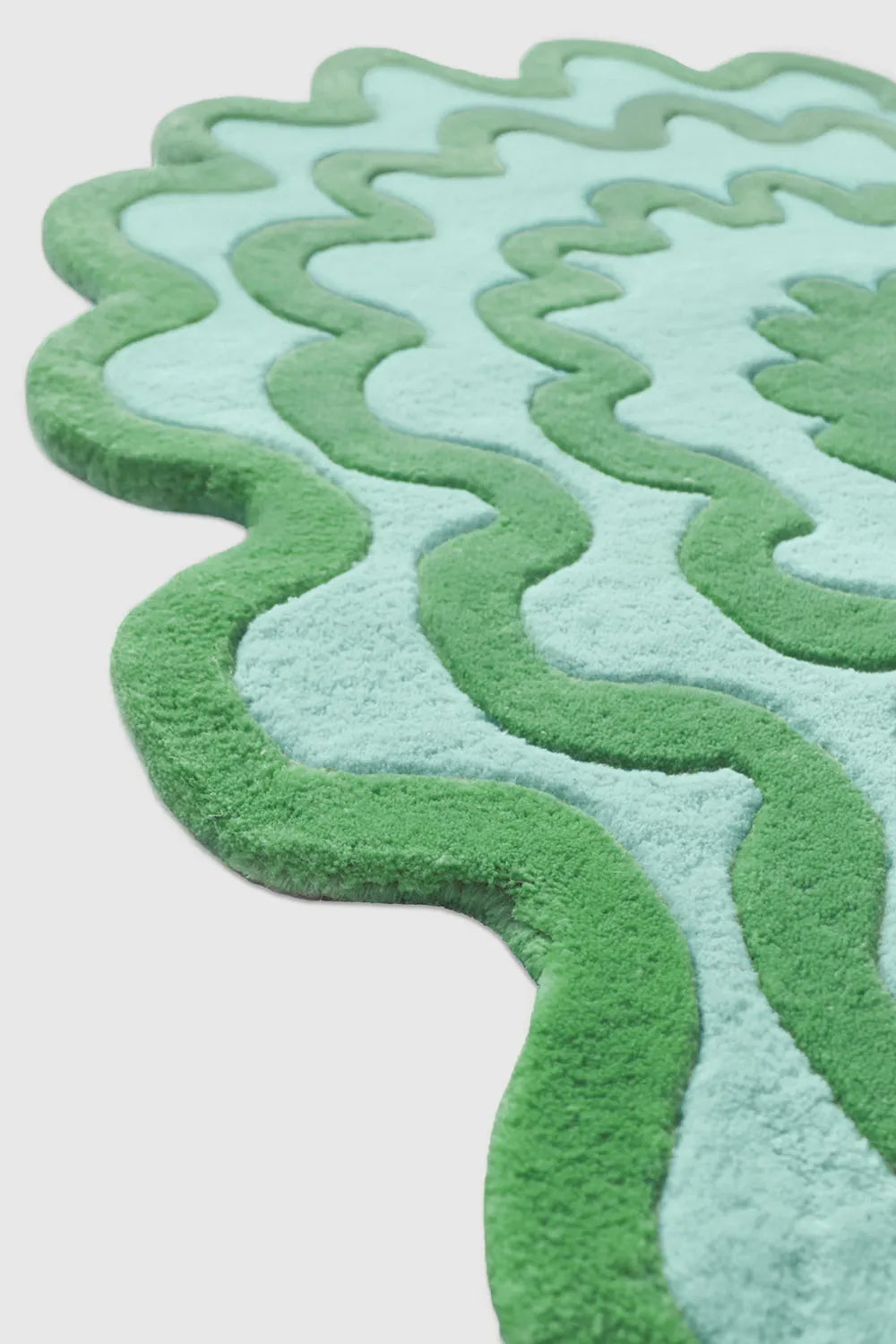 Modern Funky Scalloped Rug