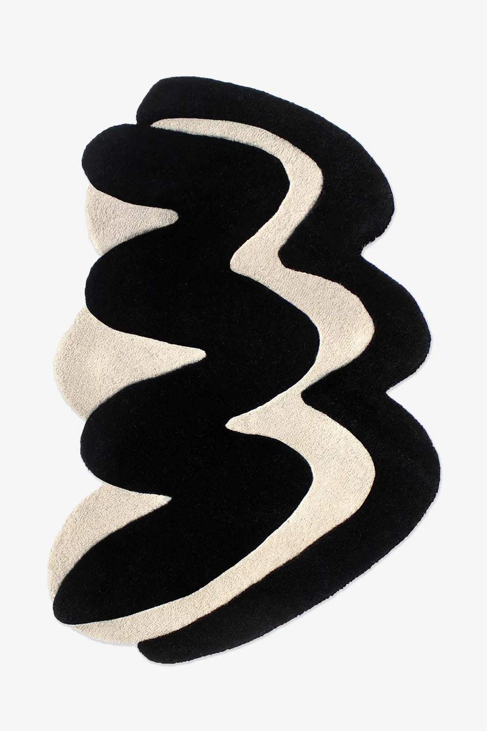 Fluid Organic Wave Pattern Area Carpet