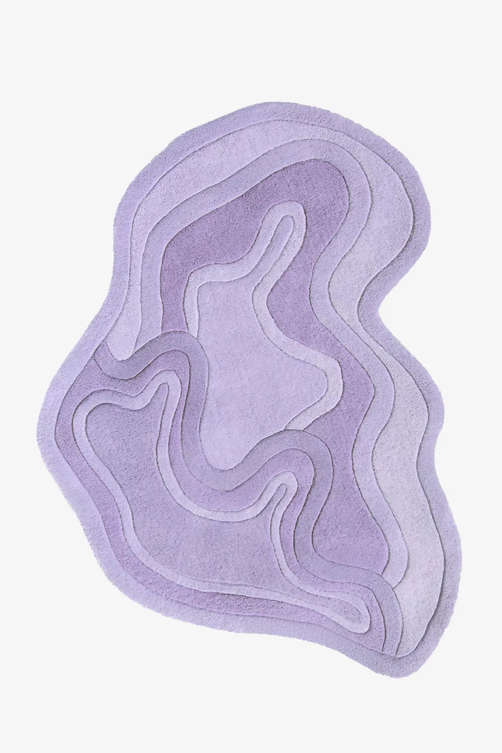 . Luxury Lavender Wool Rug