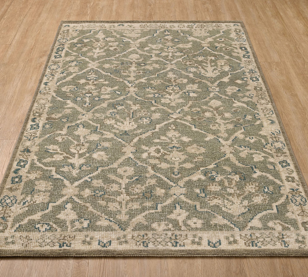 Handmade Wool Trellis Rug