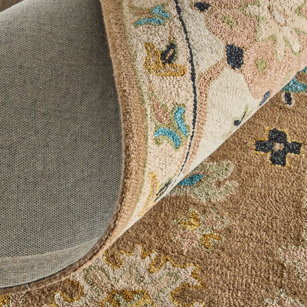 Vintage Tribal Floral Rug