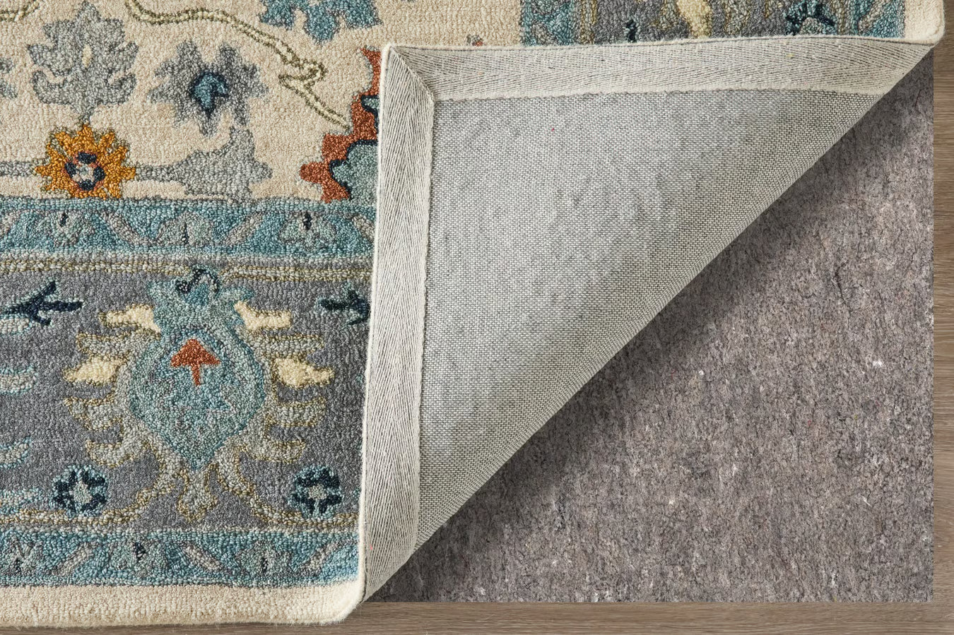 Modern Abstract Ivory Rug