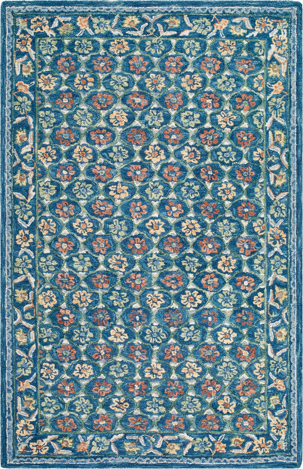 Classic Blue Hand Tufted Rug
