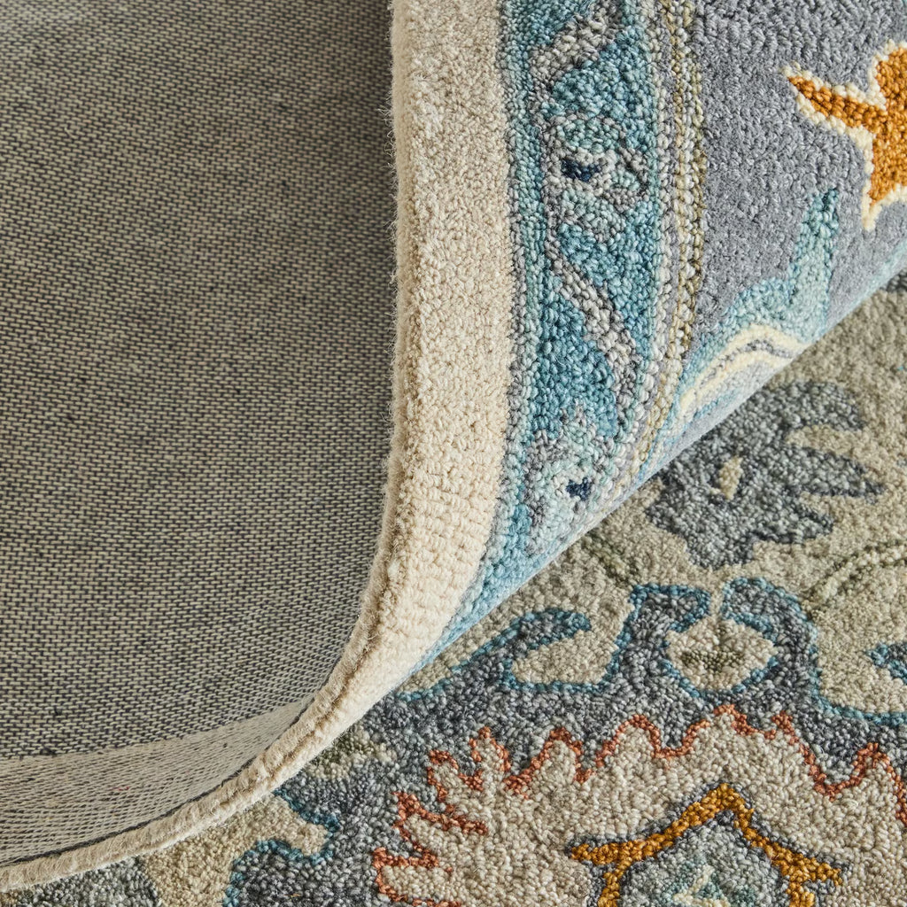 Modern Abstract Ivory Rug