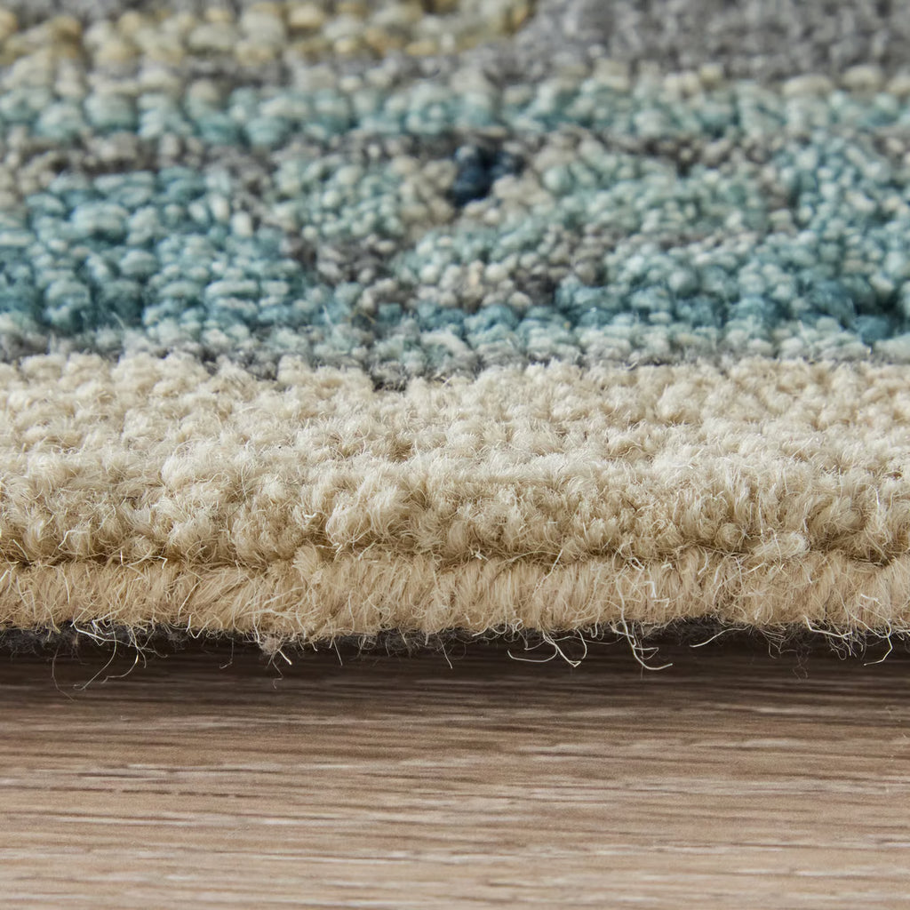 Modern Abstract Ivory Rug