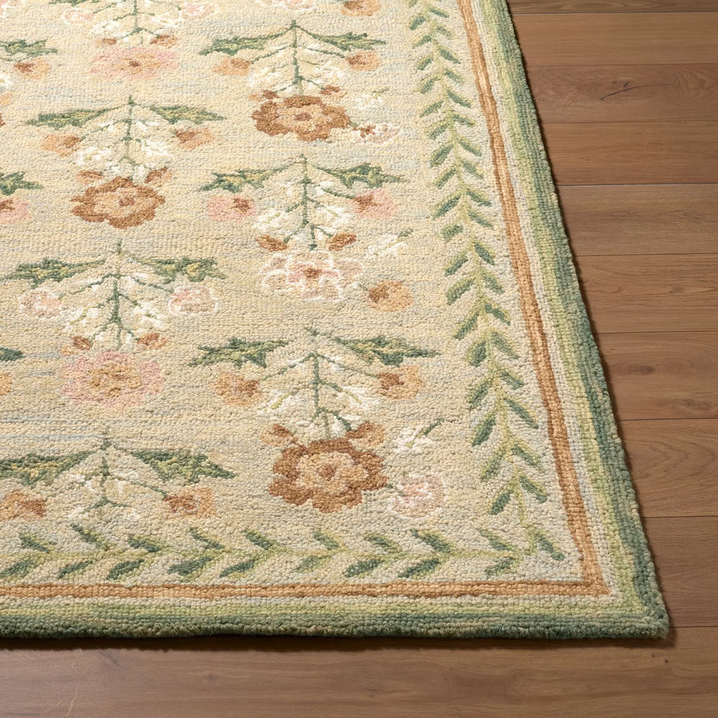 Botanical Flower Hand Tufted Rug