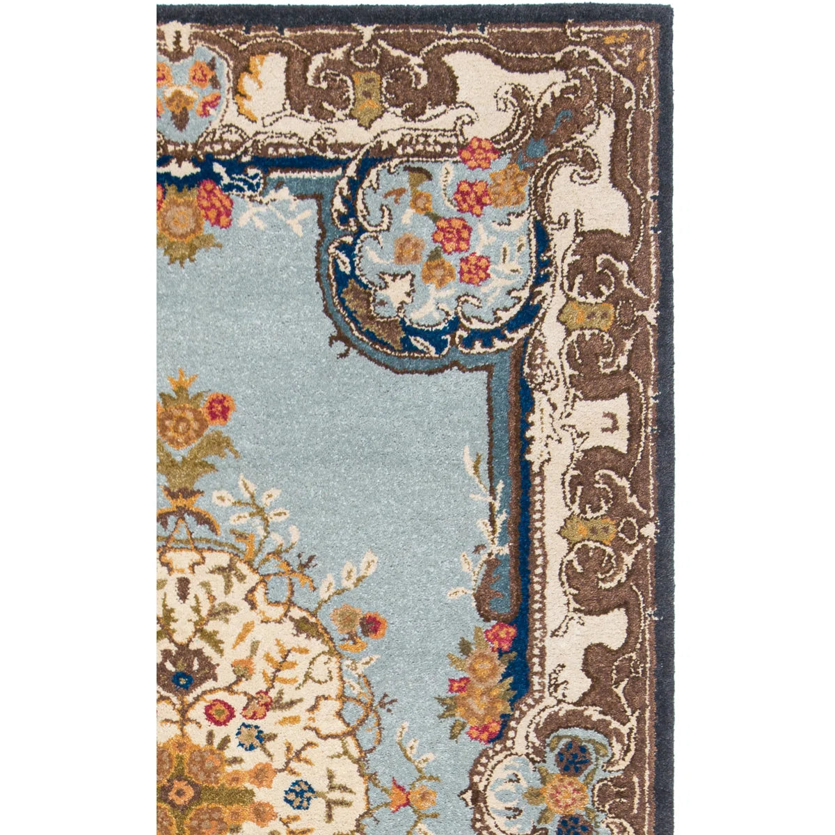 Grand Palais Imperial Light Blue Hand-Tufted Wool Rug