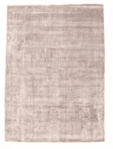 Contemporary Minimalist Gray Greige Viscose Area Rug