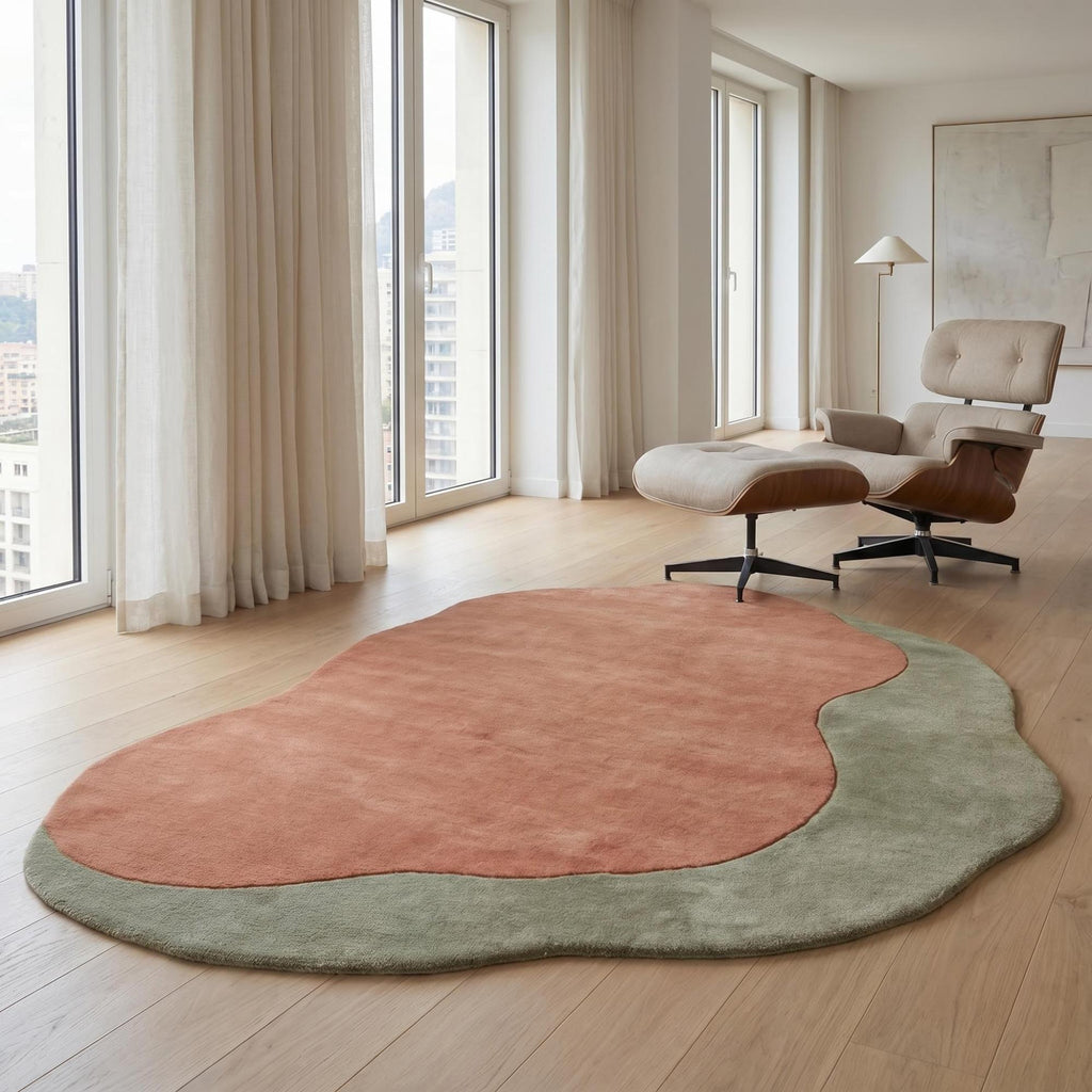 Terra Echo Irregular Wool Rug