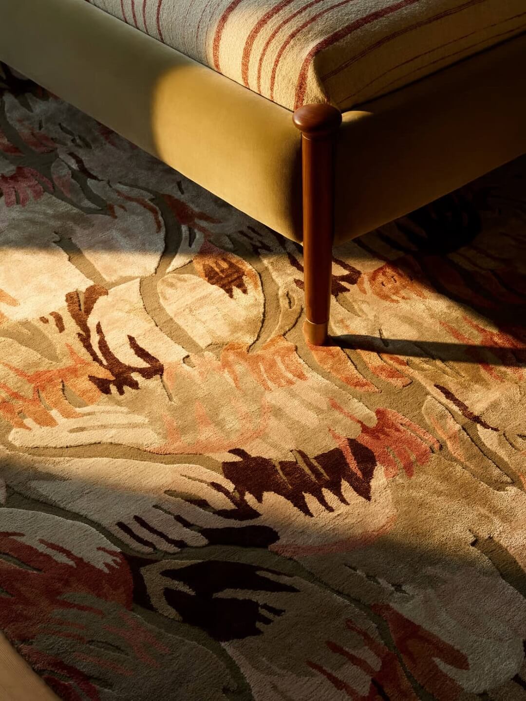 Blush Bloom Abstract Hand Tufted Rug