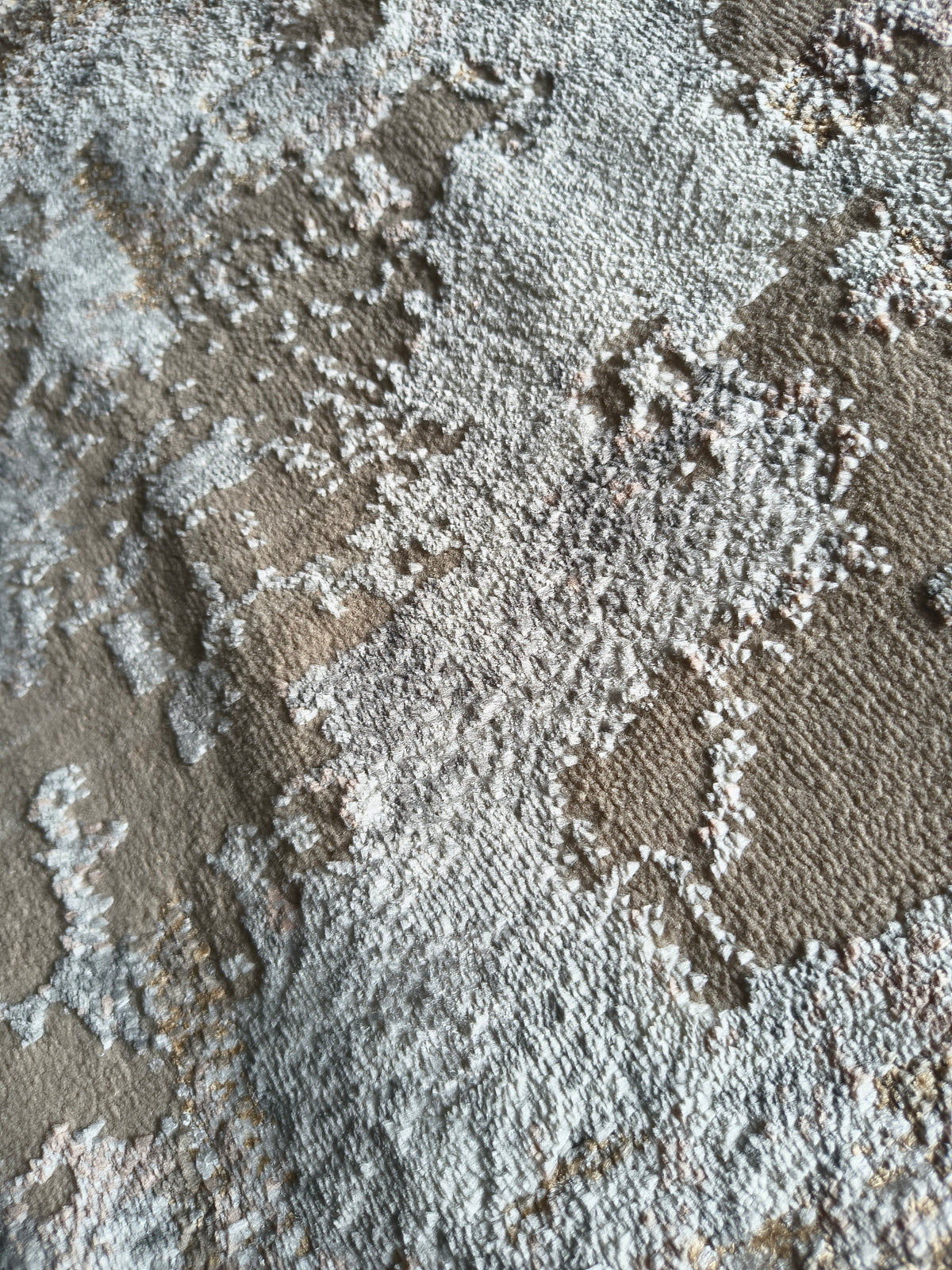 Contemporary Distressed Look Carpet