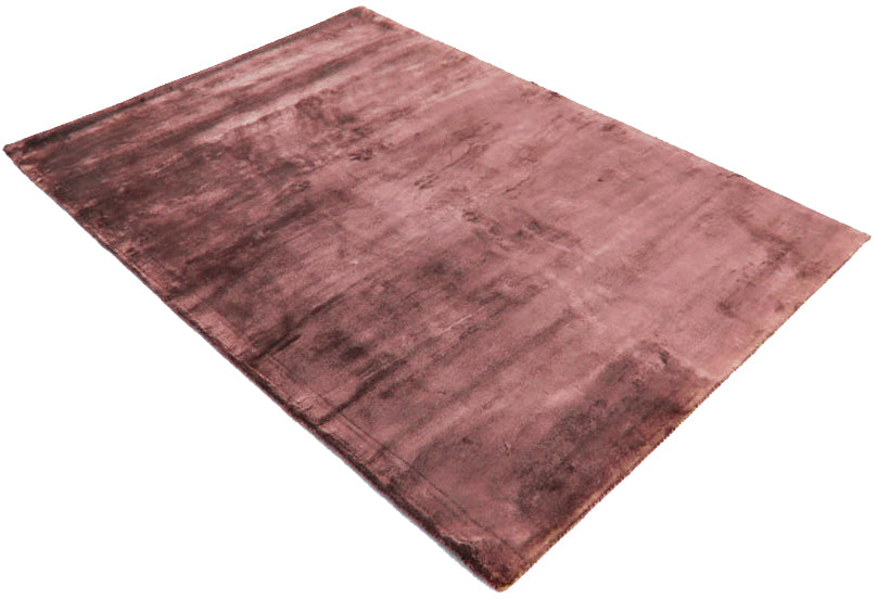Dusty Wine Viscose Silk Area Rug