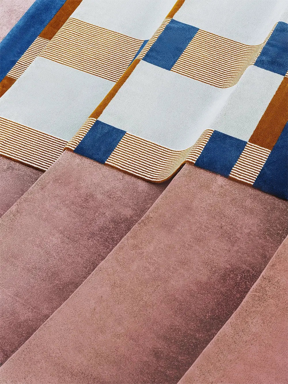 Handmade Geometric Wool Carpet