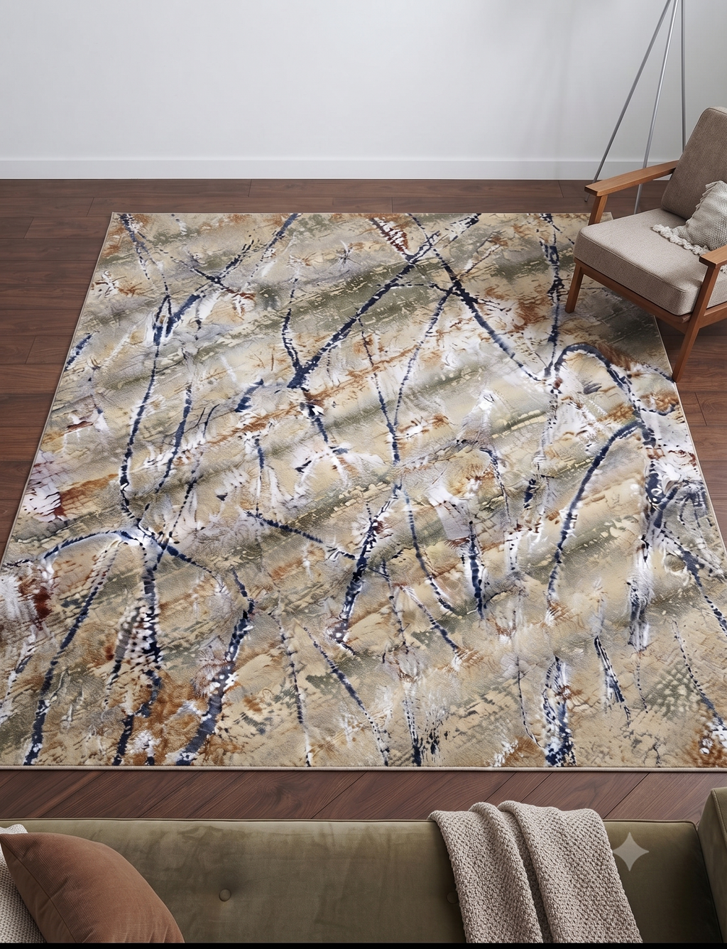 Abstract Multi Streaks Carpet