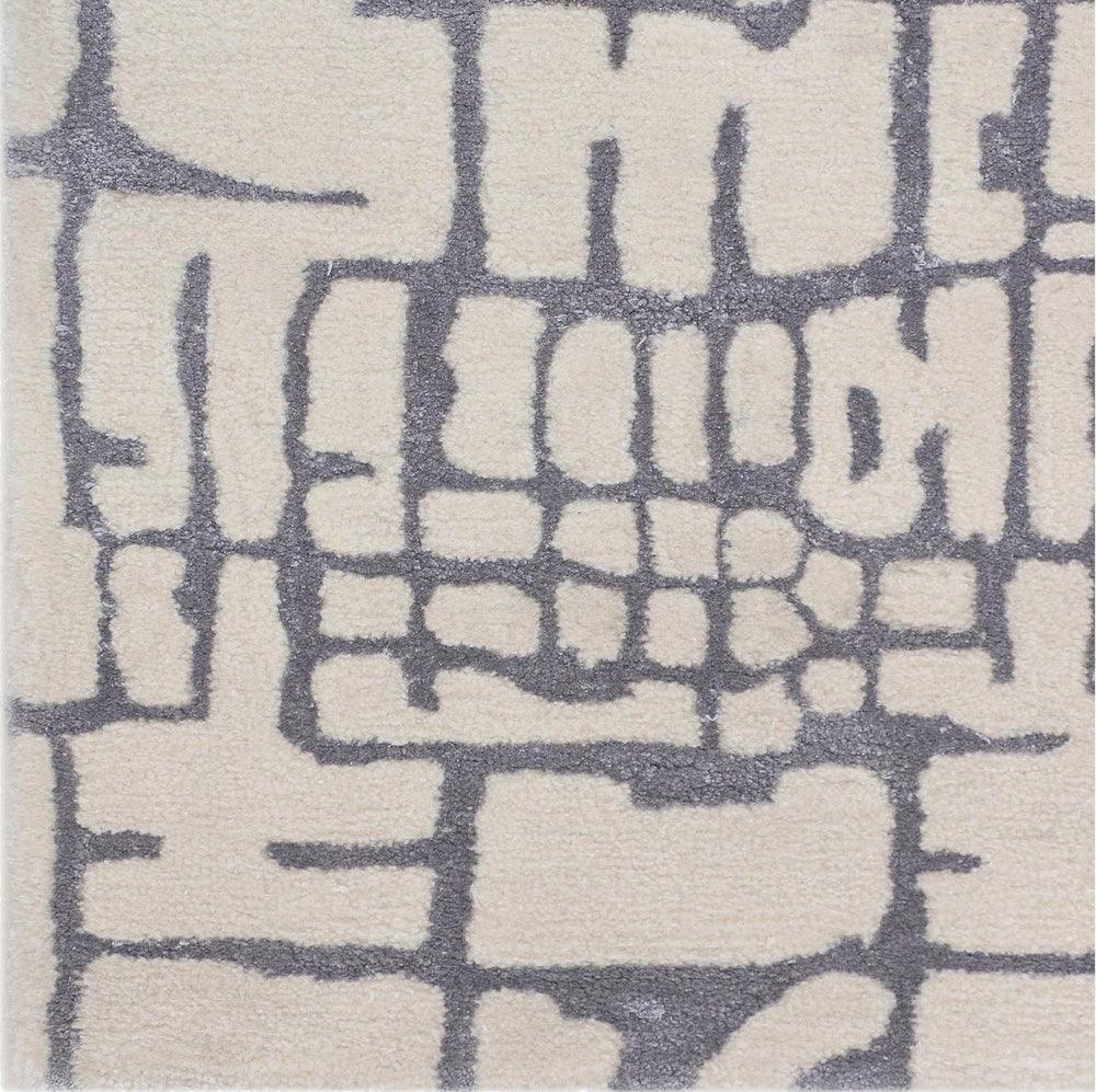 Kensho Organic Grid Hand-Tufted Wool Rug