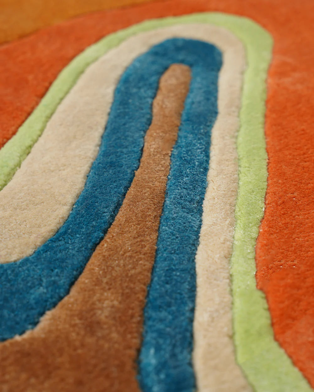Elysian Topographic Contour Wool Rug