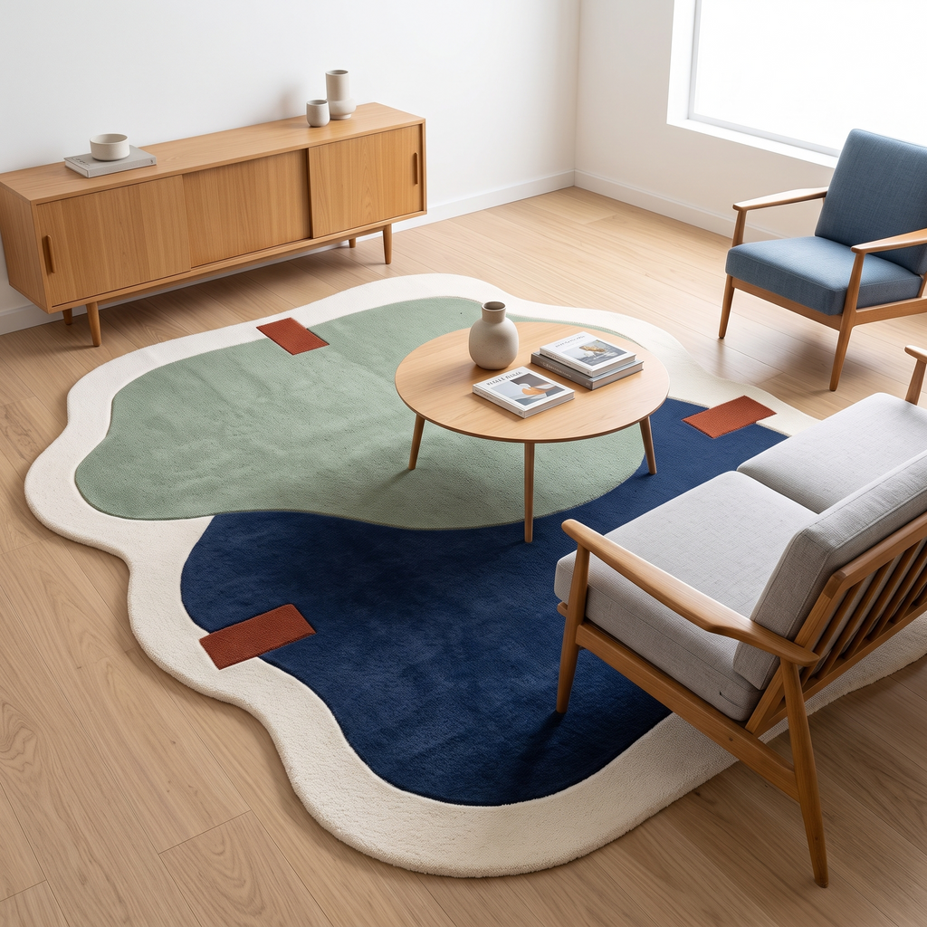 Organic Harmony Hand Tufted Wool Rug
