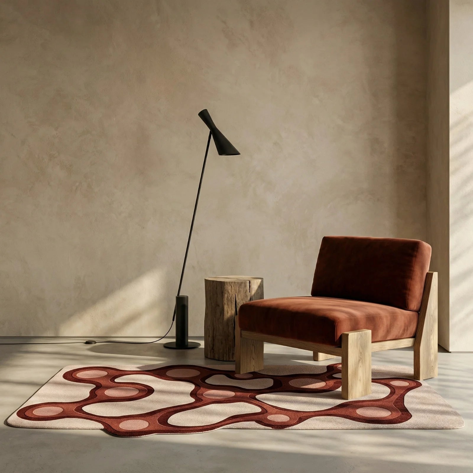 Monument Organic Abstract Rug