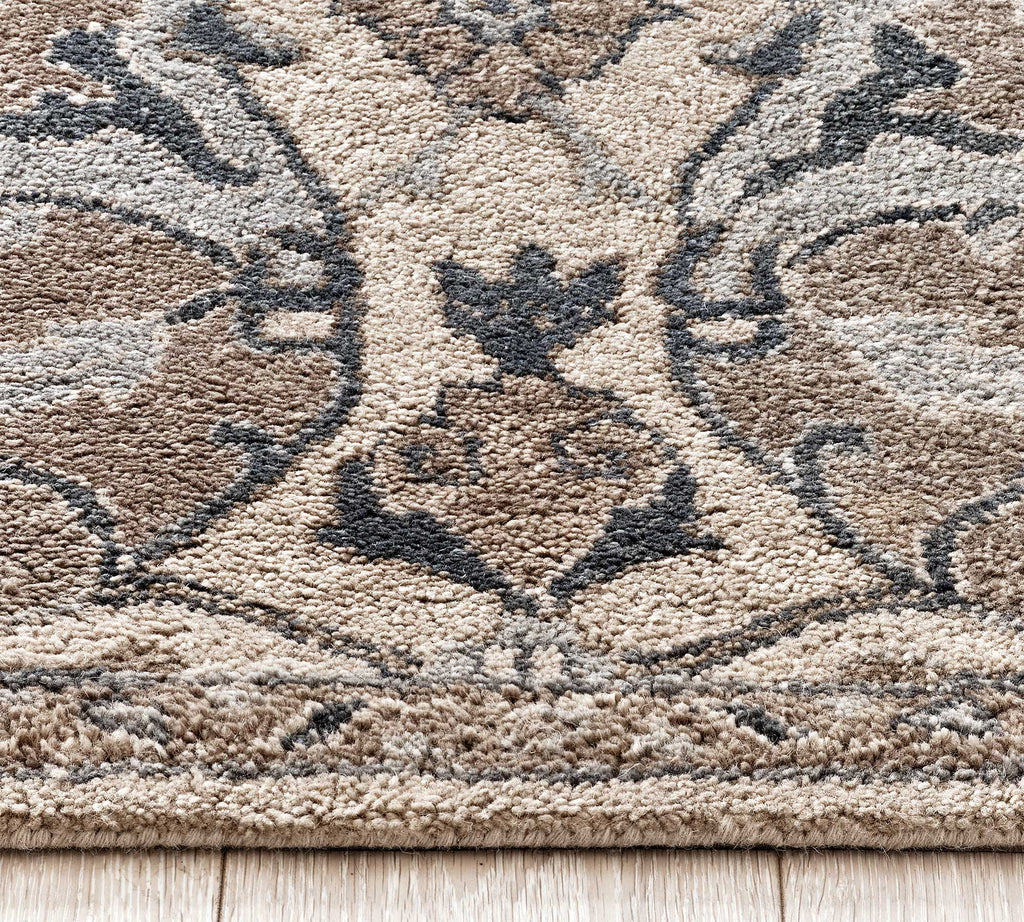 Vintage Persian Hand Tufted Wool Rug