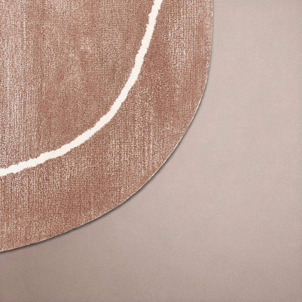 Dusty Quartz Contour Hand-Tufted Wool Area Rug
