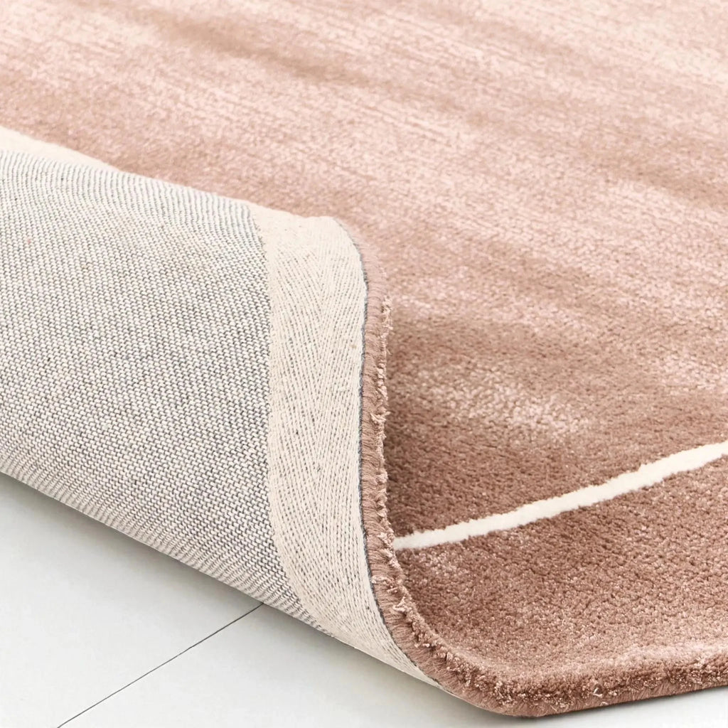 Dusty Quartz Contour Hand-Tufted Wool Area Rug
