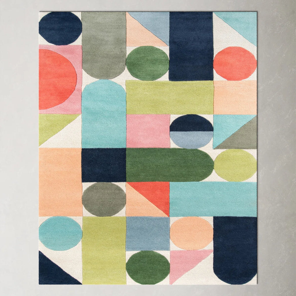 Playhouse Geometry Wool Rug