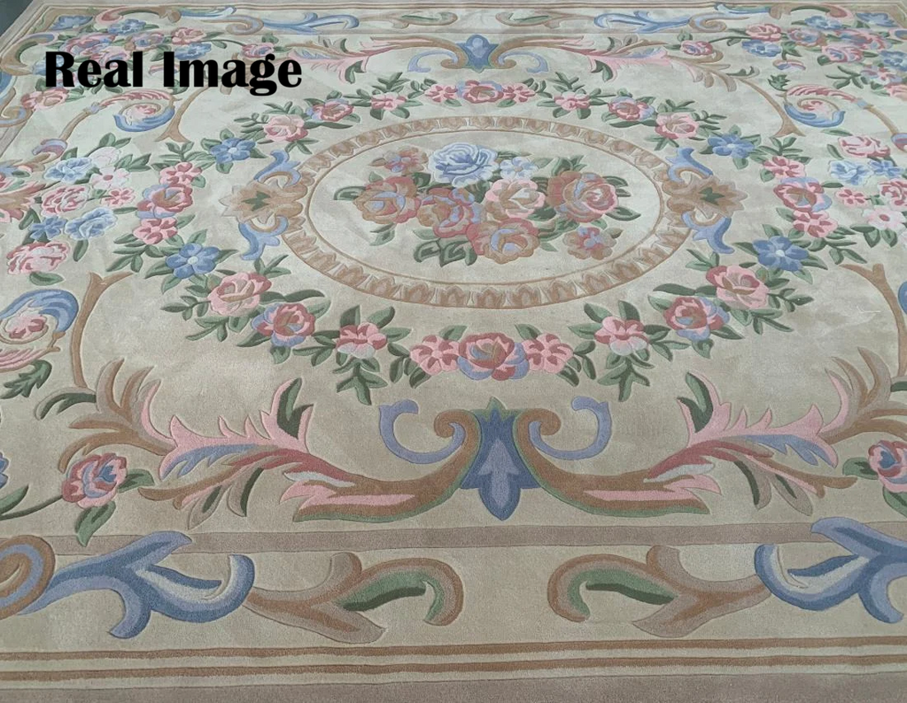 Vintage Floral Medallion Carpet