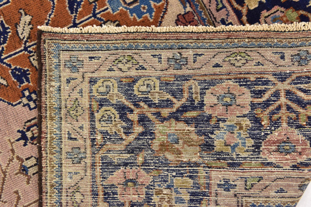 Vintage Bakhtiari Garden Lattice Wool Rug