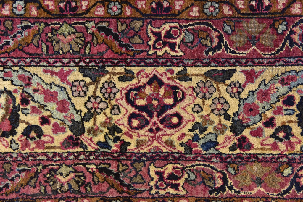 Hand-Knotted Dynasty Medallion Garnet Wool Carpet