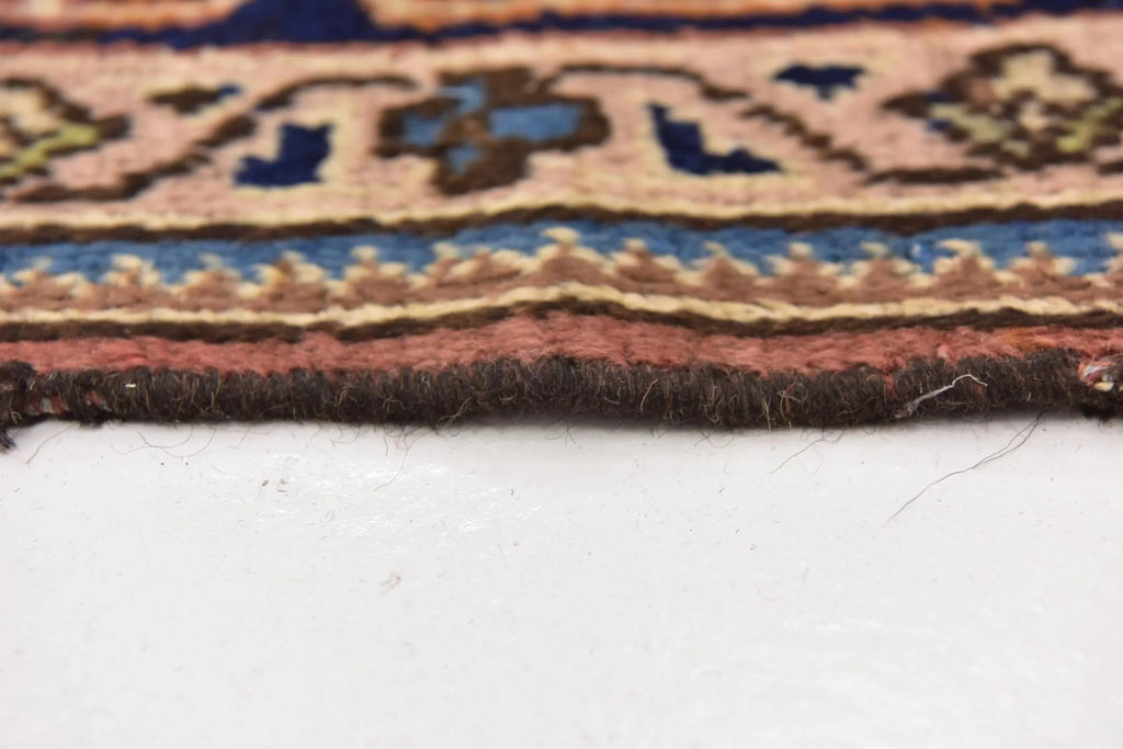 Vintage Bakhtiari Garden Lattice Wool Rug