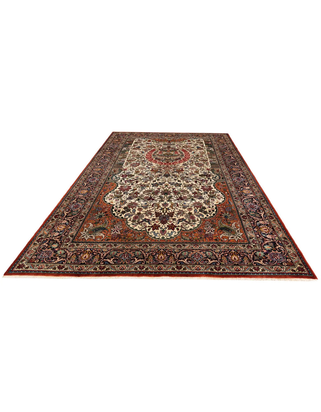 The Eden Arch Hand-Knotted Tree of Life Mehrab Rug