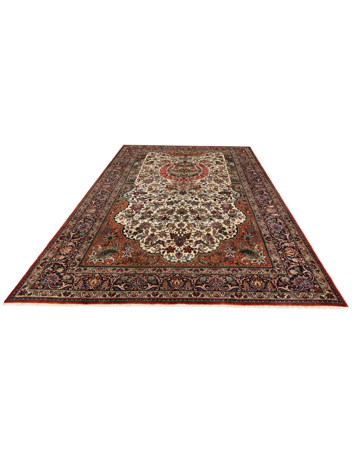 The Eden Arch Hand-Knotted Tree of Life Mehrab Rug