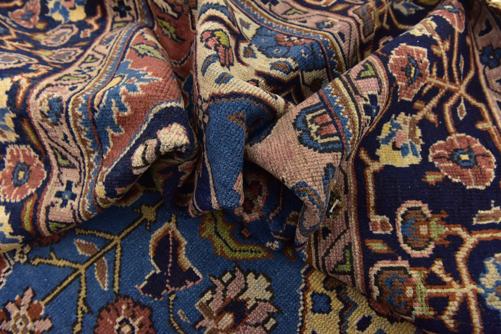 Vintage Bakhtiari Garden Lattice Wool Rug
