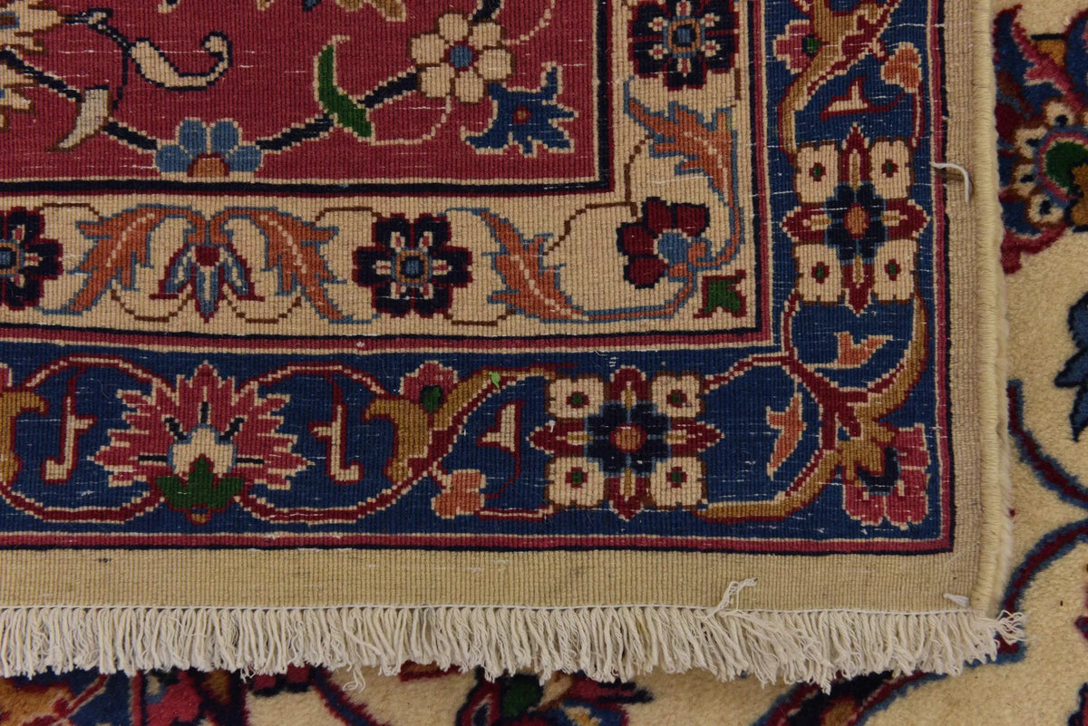 Imperial Khorasan Hand-Knotted Persian Floral Wool Rug