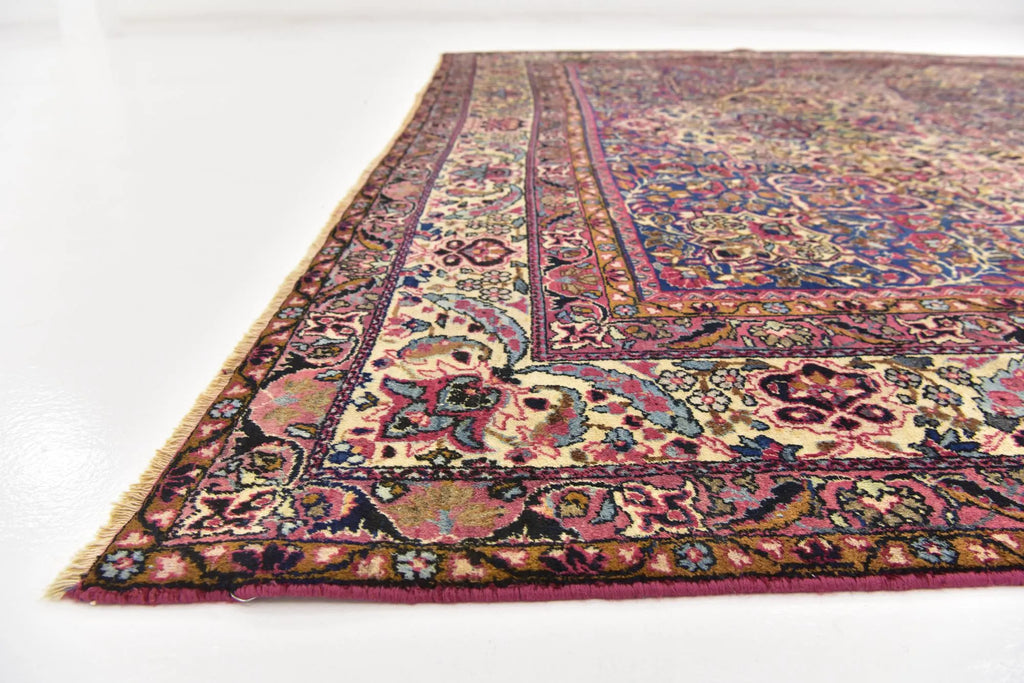 Hand-Knotted Dynasty Medallion Garnet Wool Carpet