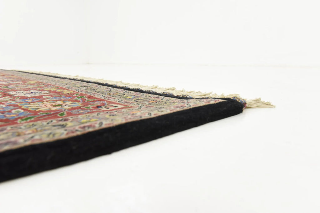 The Obsidian Sovereign Antique Noir Arabesque Medallion Area Rug