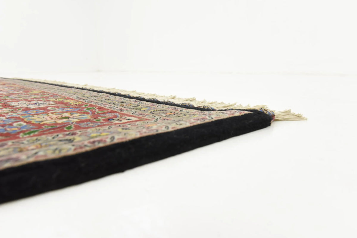 The Obsidian Sovereign Antique Noir Arabesque Medallion Area Rug