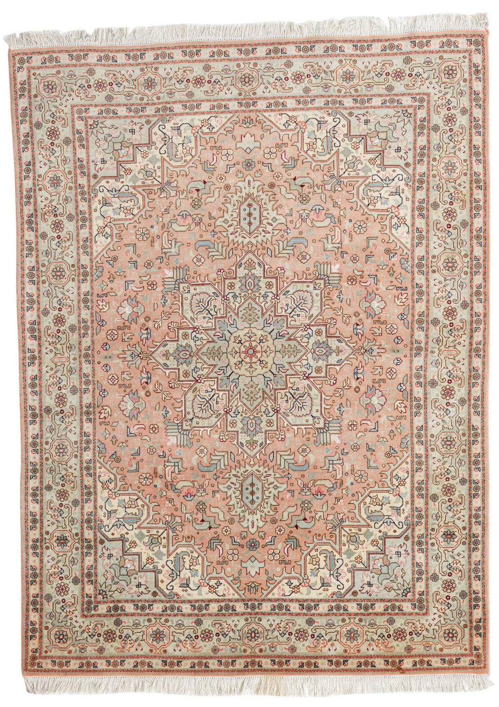 Celestial Star Medallion Handcrafted Wool Rug