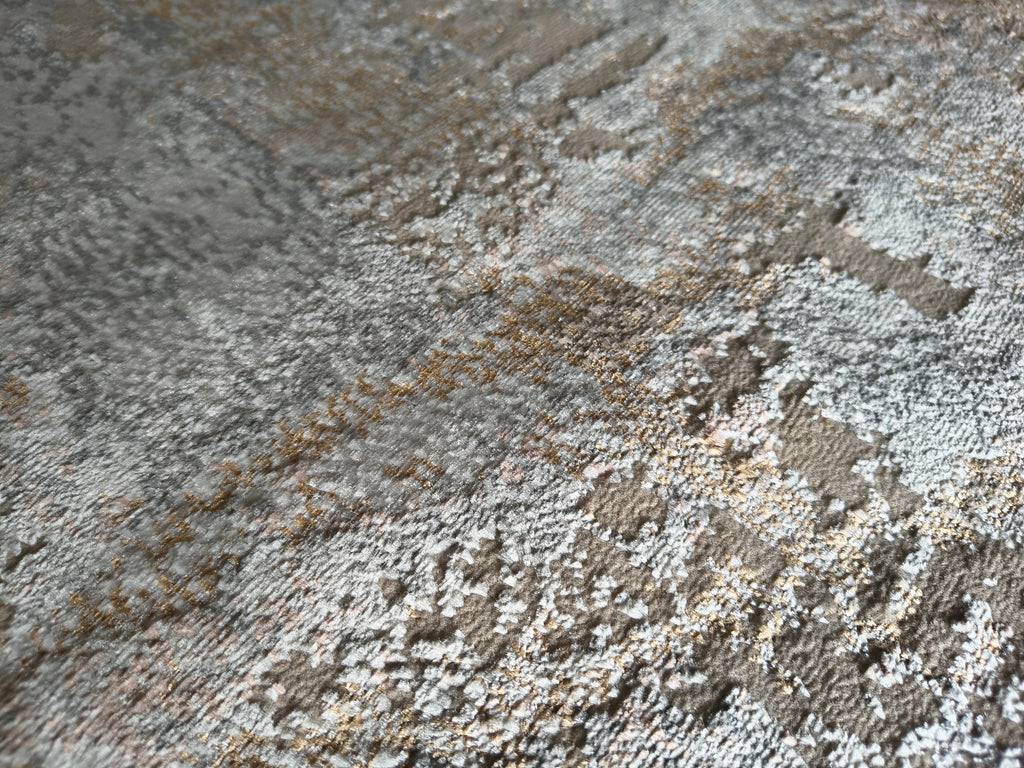 Contemporary Distressed Look Carpet