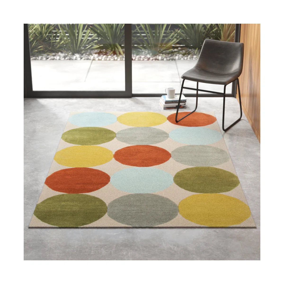 Playful Orbit Wool Rug