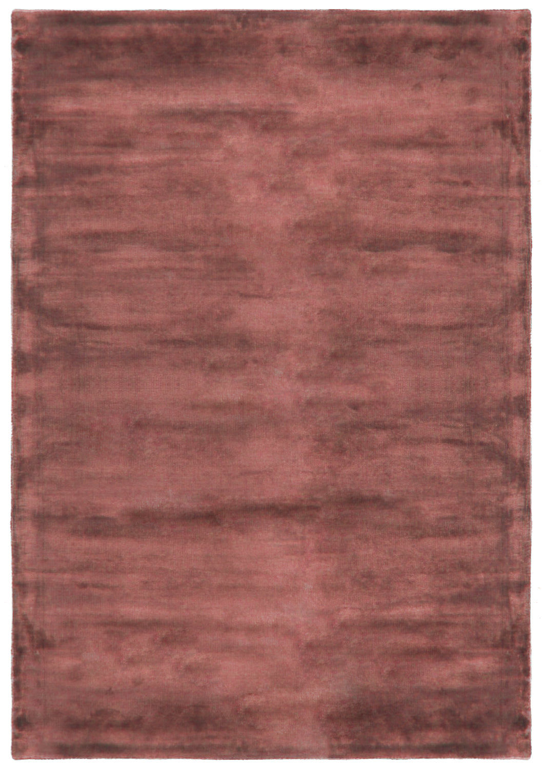 Dusty Wine Viscose Silk Area Rug