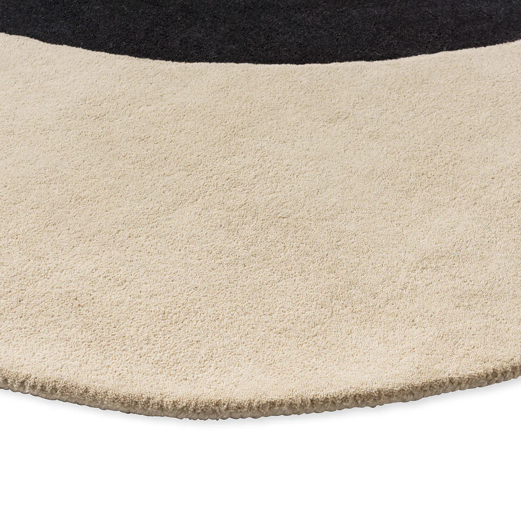 Noir Bloom Minimalist Designer Rug