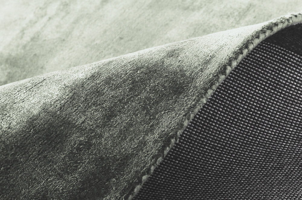 Elysian Sage Velvet-Touch High Sheen Viscose Silk Carpet