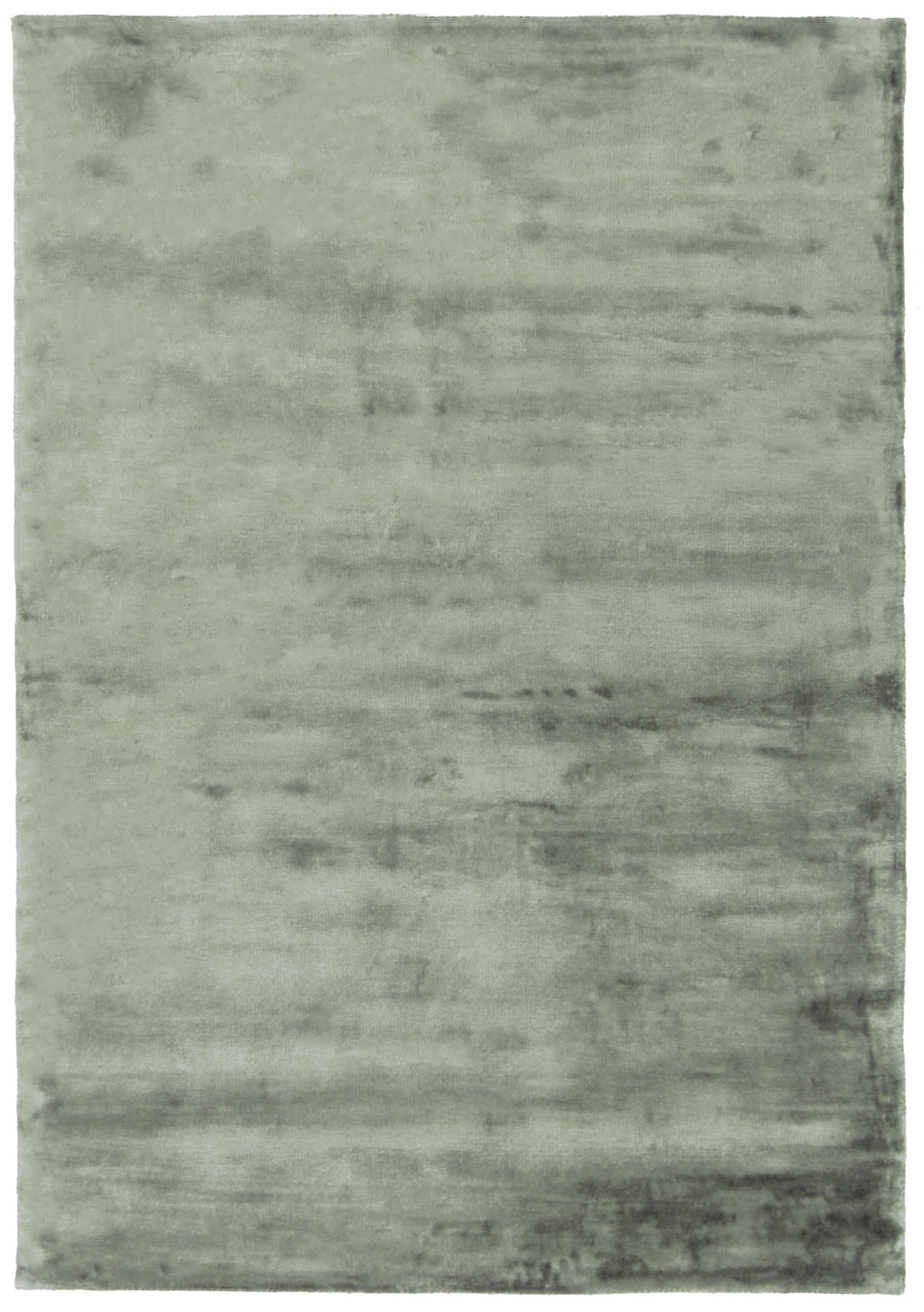 Elysian Sage Velvet-Touch High Sheen Viscose Silk Carpet