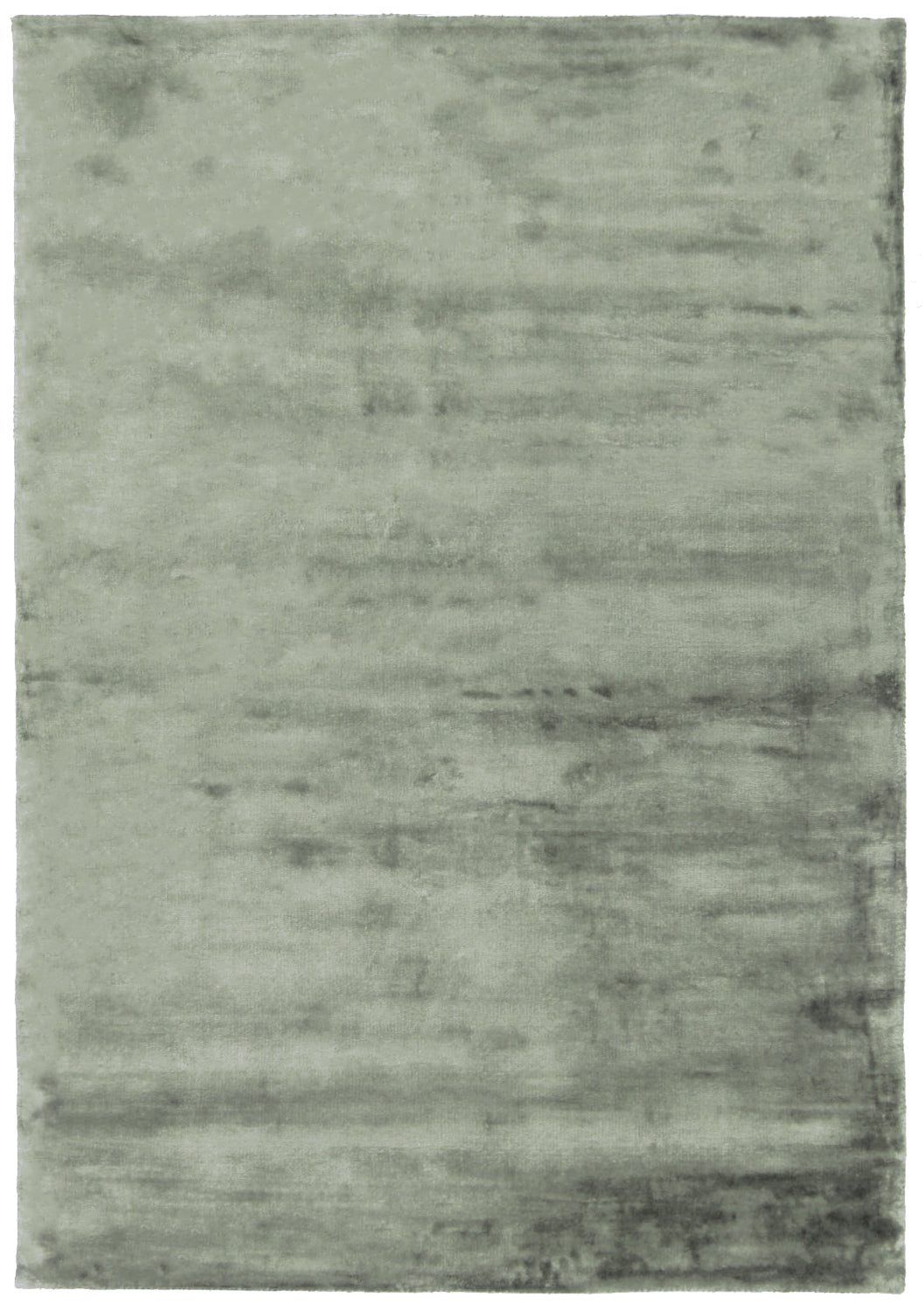 Elysian Sage Velvet-Touch High Sheen Viscose Silk Carpet