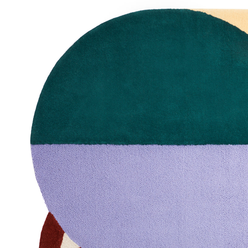Contemporary Geometric Statement Carpet