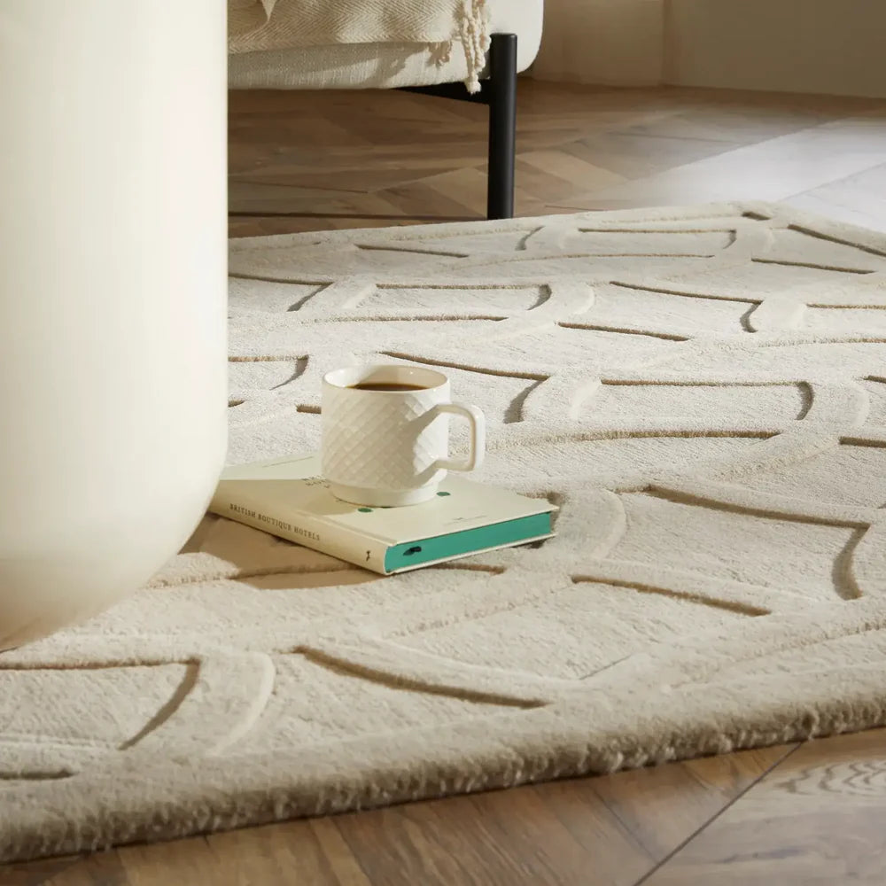 Luxury Cream Wool Carpet