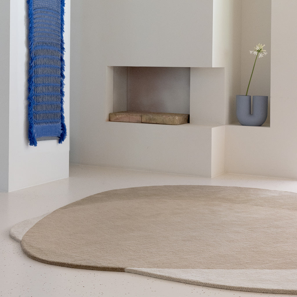 Sandstone Layers Wool Rug