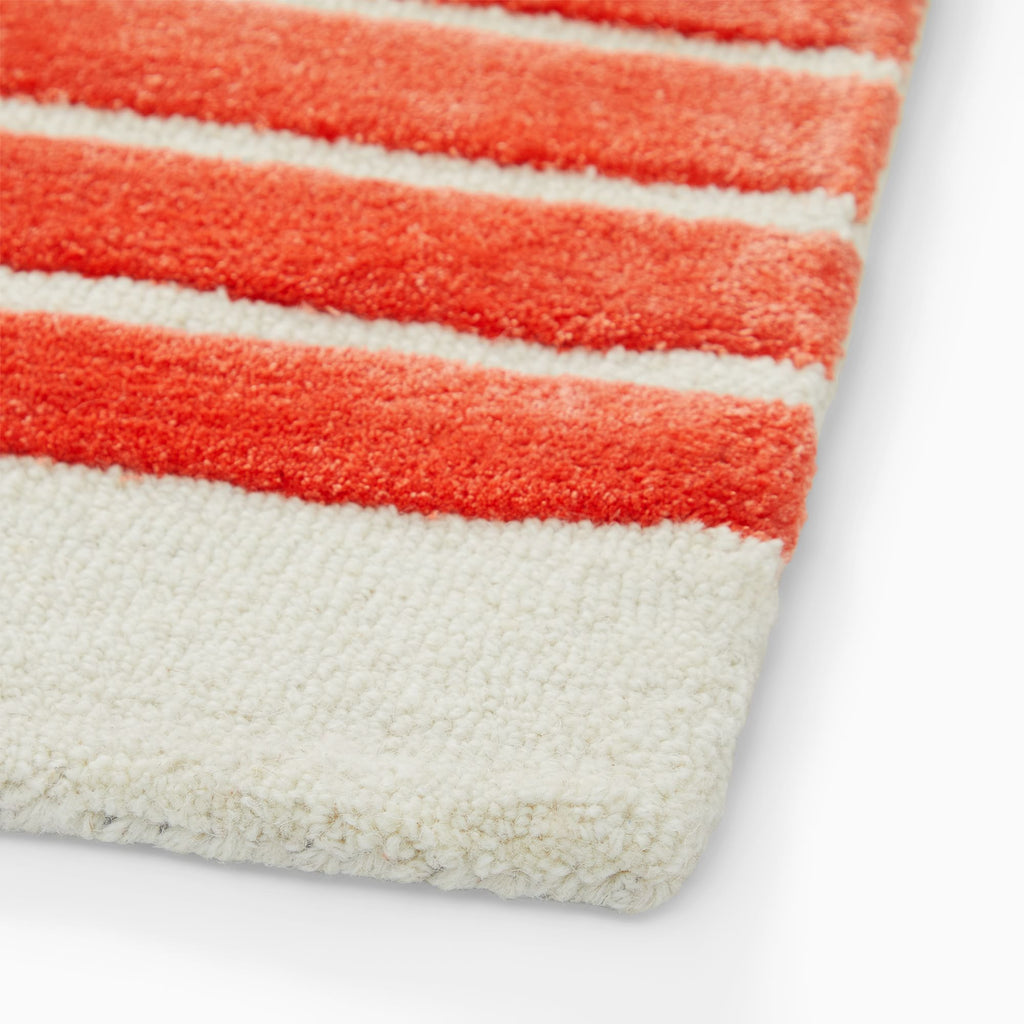 Sunset Geometry Wool Rug